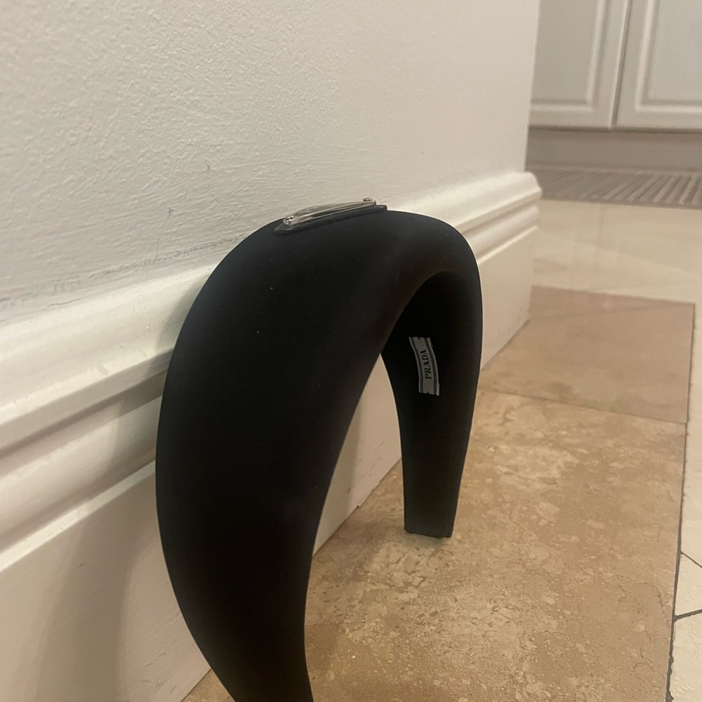 Prada Black Logo Headband - Picture 2 of 8
